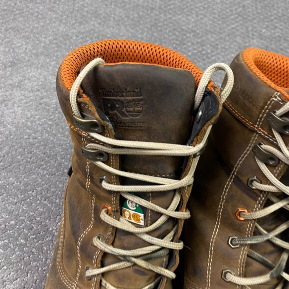 Timberland PRO Men's Alloy Toe Gridworks Waterproof 8" Work Boots Size 11W - Picture 7 of 16